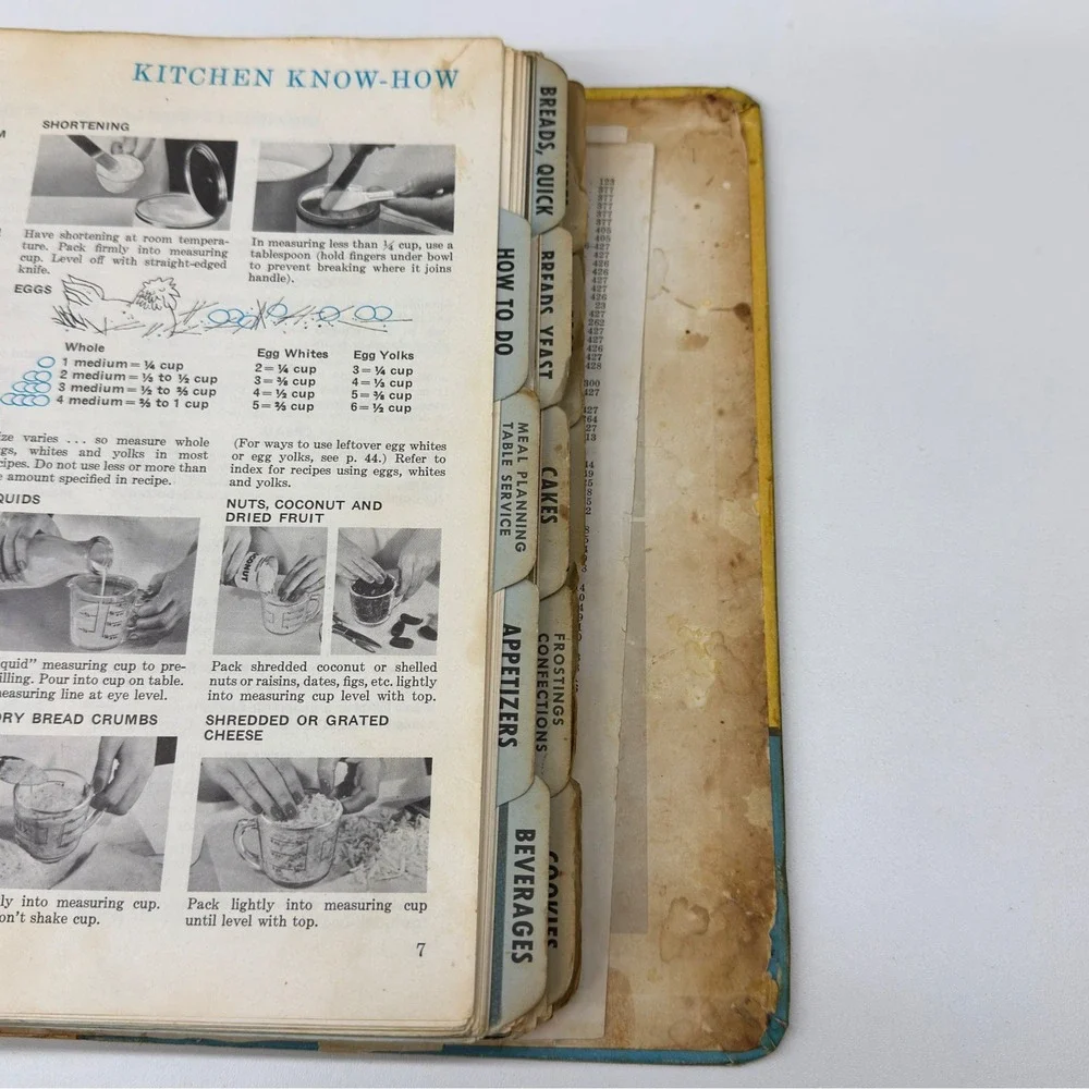 Betty Crocker's New Picture Cook Book 1961 First Edition 5-Ring Binder Vintage